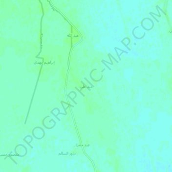 Abd Ali topographic map, elevation, terrain