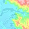 Miandrivazo topographic map, elevation, terrain