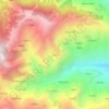 Gion topographic map, elevation, terrain