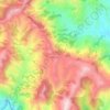 Nagarkot topographic map, elevation, terrain