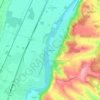 Estantens topographic map, elevation, terrain
