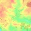 Borlev topographic map, elevation, terrain