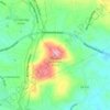 Chestnut Mountain topographic map, elevation, terrain