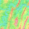 南岸区 topographic map, elevation, terrain