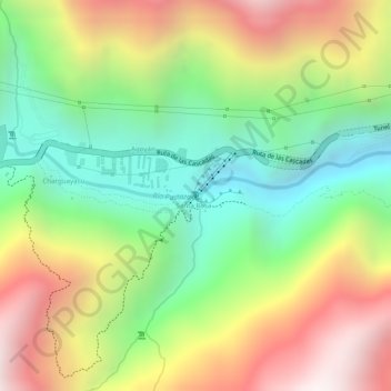Manto de La Novia topographic map, elevation, terrain