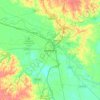 Alexandria topographic map, elevation, terrain