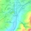 Pantyffynnon topographic map, elevation, terrain