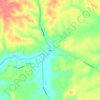 Levee topographic map, elevation, terrain