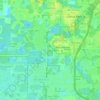 Citrus Park Crossing topographic map, elevation, terrain