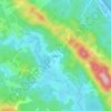 Carbón 2 topographic map, elevation, terrain