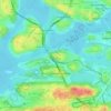 Ormberget topographic map, elevation, terrain