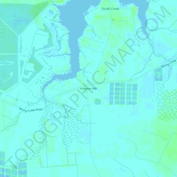 Vinegar Hill topographic map, elevation, terrain