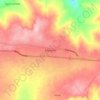 Ekpoma topographic map, elevation, terrain