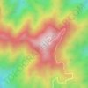 大熊山 topographic map, elevation, terrain