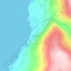 Fanore topographic map, elevation, terrain