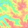 Straw topographic map, elevation, terrain