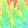 Gallecs topographic map, elevation, terrain