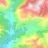 Calvera topographic map, elevation, terrain