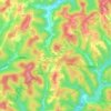 Deerwalk topographic map, elevation, terrain
