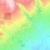 Bonto Tiro topographic map, elevation, terrain
