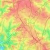 White Horse topographic map, elevation, terrain