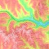 Buena Vista Heights topographic map, elevation, terrain