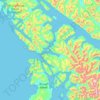 Piper Island topographic map, elevation, terrain