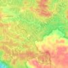 San Pedro topographic map, elevation, terrain