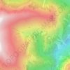 Cascata del Rio topographic map, elevation, terrain