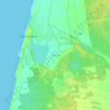Videira Sul topographic map, elevation, terrain