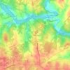 Brinklow topographic map, elevation, terrain