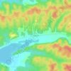 McKinnon topographic map, elevation, terrain