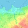 Lestremeur topographic map, elevation, terrain