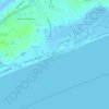 Cherry Grove Beach topographic map, elevation, terrain