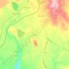 Quartz topographic map, elevation, terrain