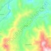 San José topographic map, elevation, terrain