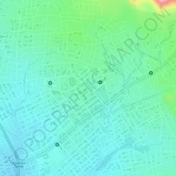 Lama topographic map, elevation, terrain