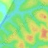 Kitwanga topographic map, elevation, terrain