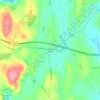 Phillipston Four Corners topographic map, elevation, terrain