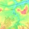 Les Bordeaux topographic map, elevation, terrain