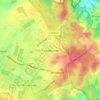 Cranbourne topographic map, elevation, terrain