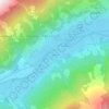 Steinach topographic map, elevation, terrain
