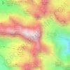 Cima Brenta topographic map, elevation, terrain