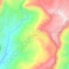 Guática topographic map, elevation, terrain