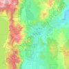 Carson City topographic map, elevation, terrain