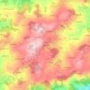 Le Petit Mazel topographic map, elevation, terrain