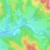 Les Bargettes topographic map, elevation, terrain