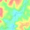 Cachoeira da Porteira topographic map, elevation, terrain