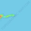 Ponta Grossa topographic map, elevation, terrain