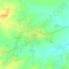 Padampur topographic map, elevation, terrain